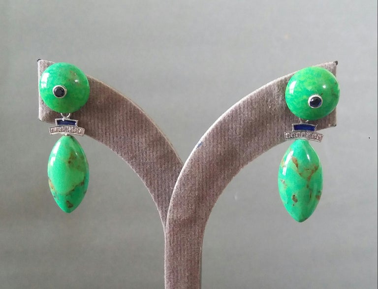 Turkia Gold & Green Earring