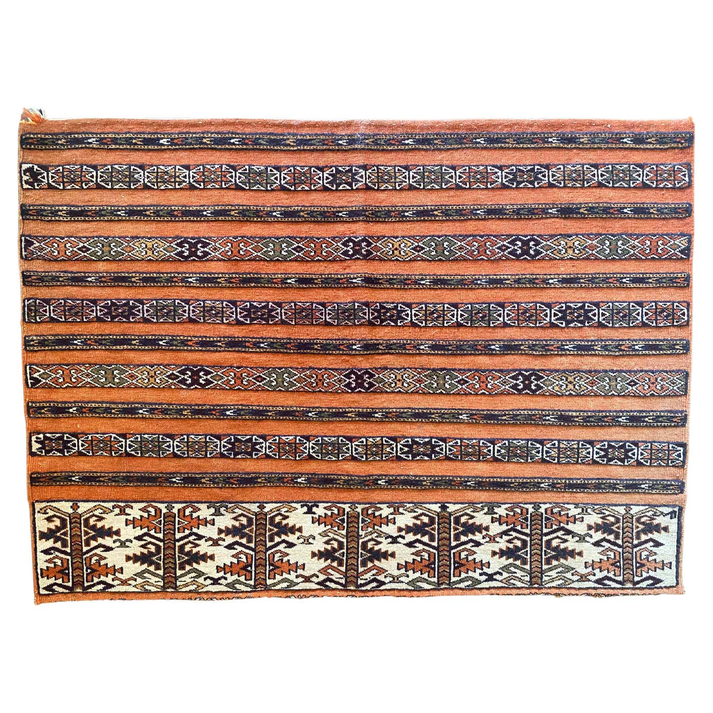 Turkmenistan Yomud Tribal Rug, Early 20th Century For Sale at 1stDibs