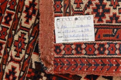 Antique Turkmen Asmaldik Carpet, Hand-Knotted Wool, Early 20th Century