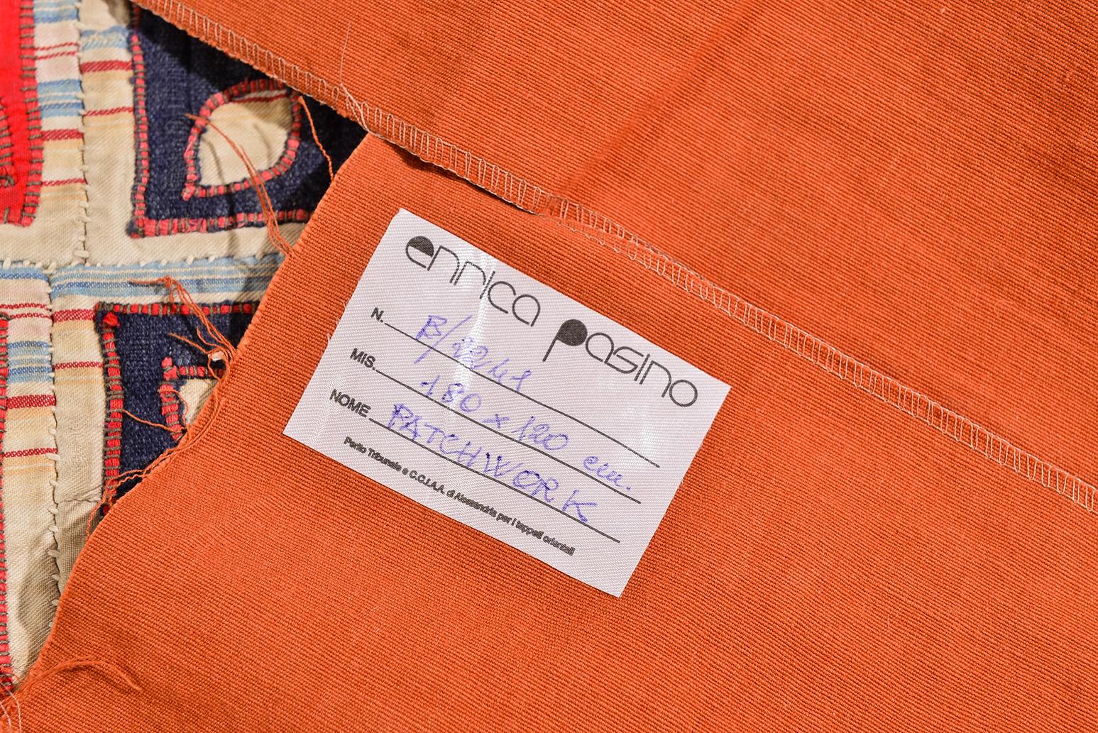 Turkoman Patchwork-Textil, Wandteppich oder Sessel-Polsterung (Volkskunst) im Angebot