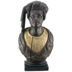 Figura del tabaccaio da banco con testa di turco