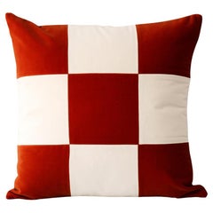 Turmalina brick Velvet Deluxe Handmade Decorative Pillow