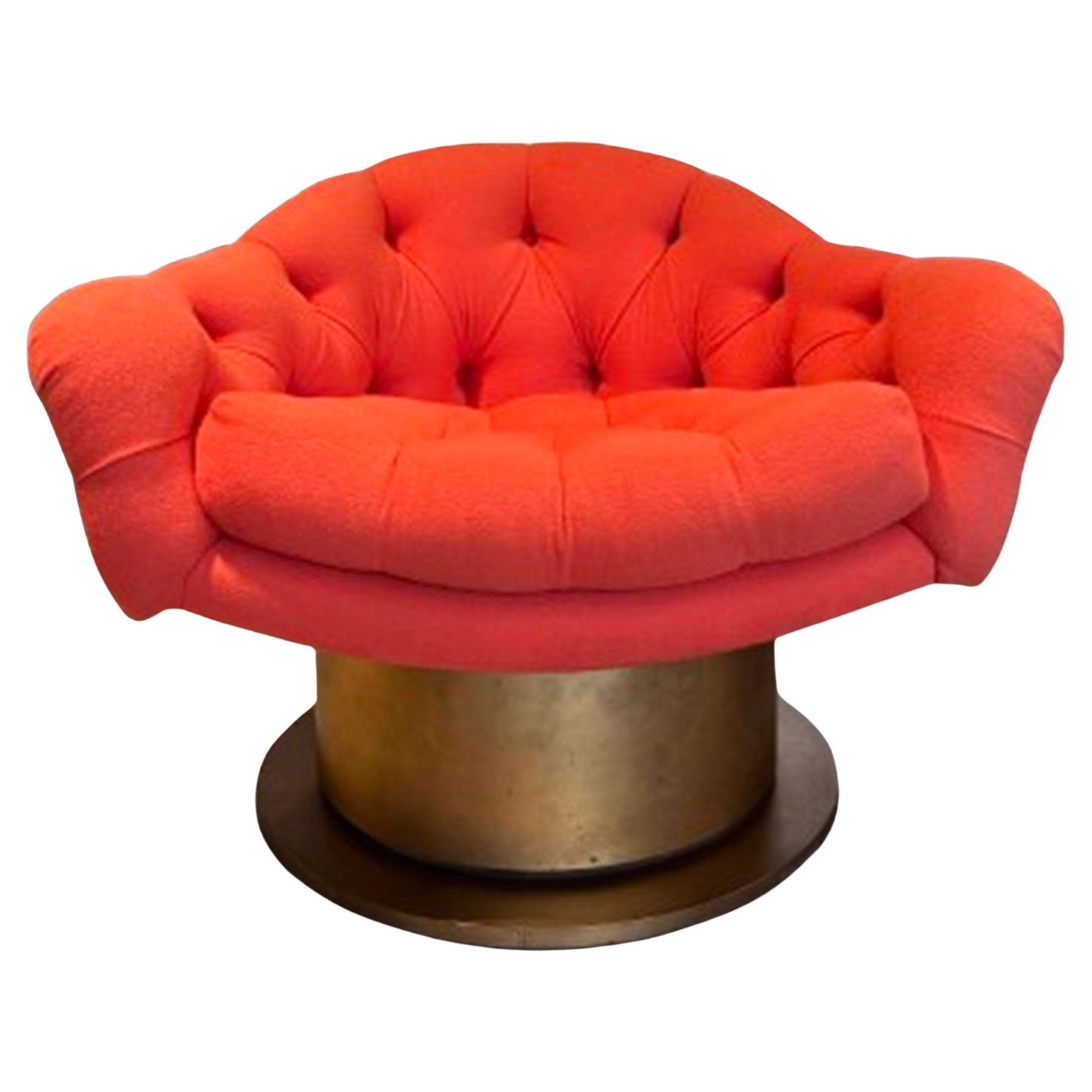 Turn Around Swivel Club Chair – Metal Base by COUP STUDIO