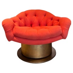 Silla Club Giratoria - Base de Metal by COUP STUDIO