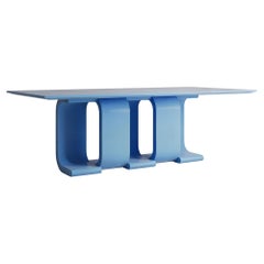 Tavolo da pranzo Turn Blue di Hermhaus Tavolo da pranzo Turn Blue di Hermhaus
