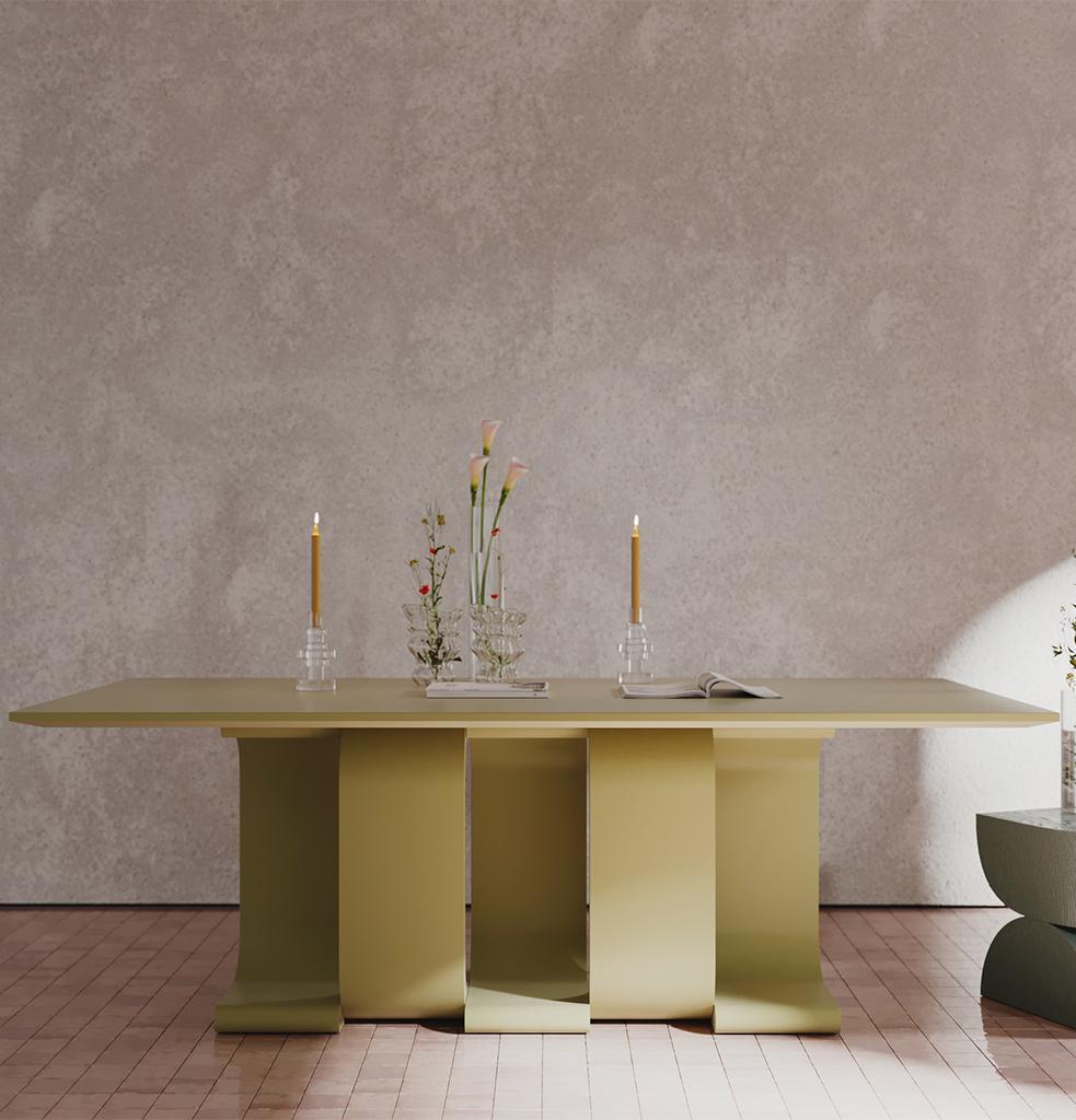 Mid-Century Modern Table de salle à manger Turn d'Hermhaus en vente