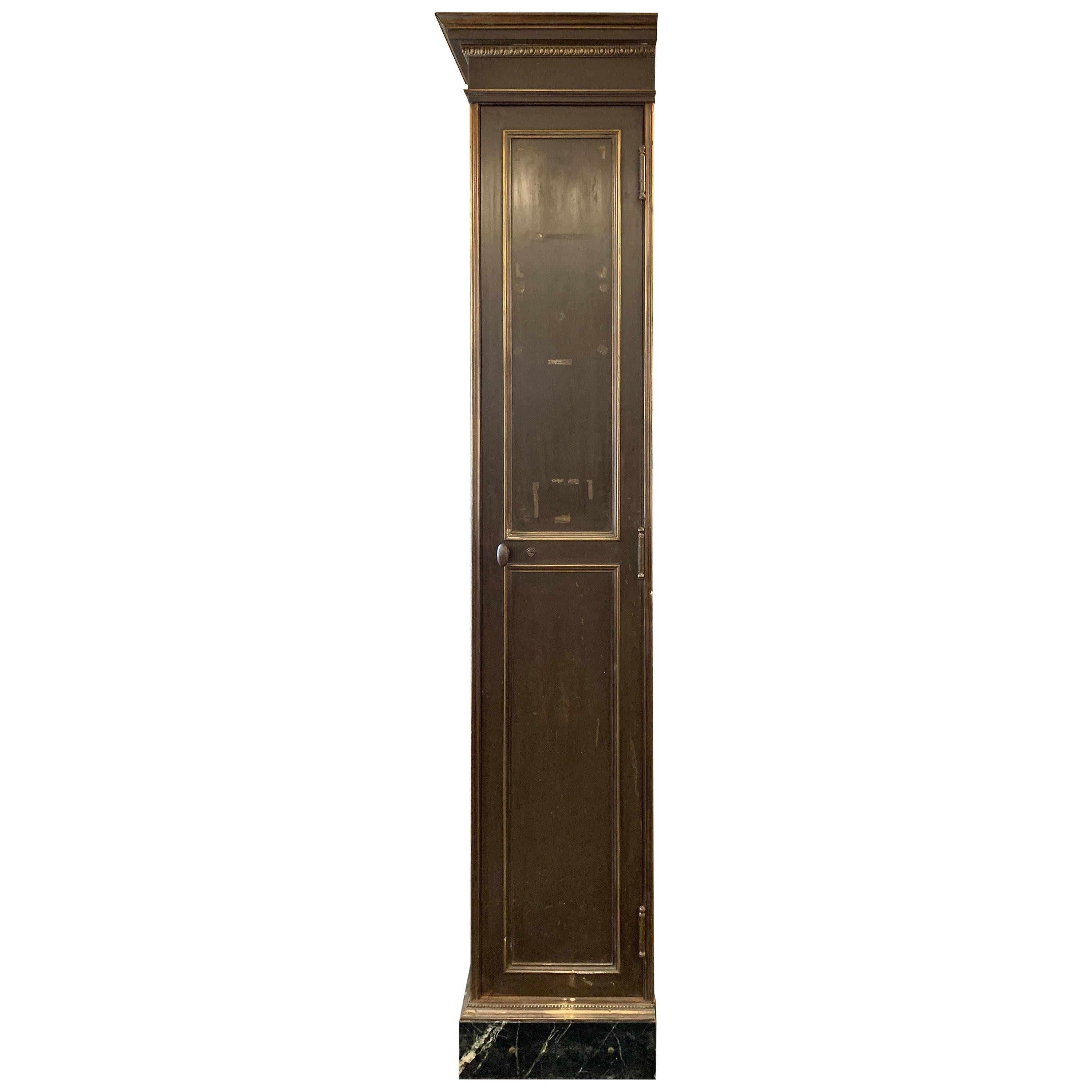 Turn of the Century Gentlemen's Club Tall Locker For Sale