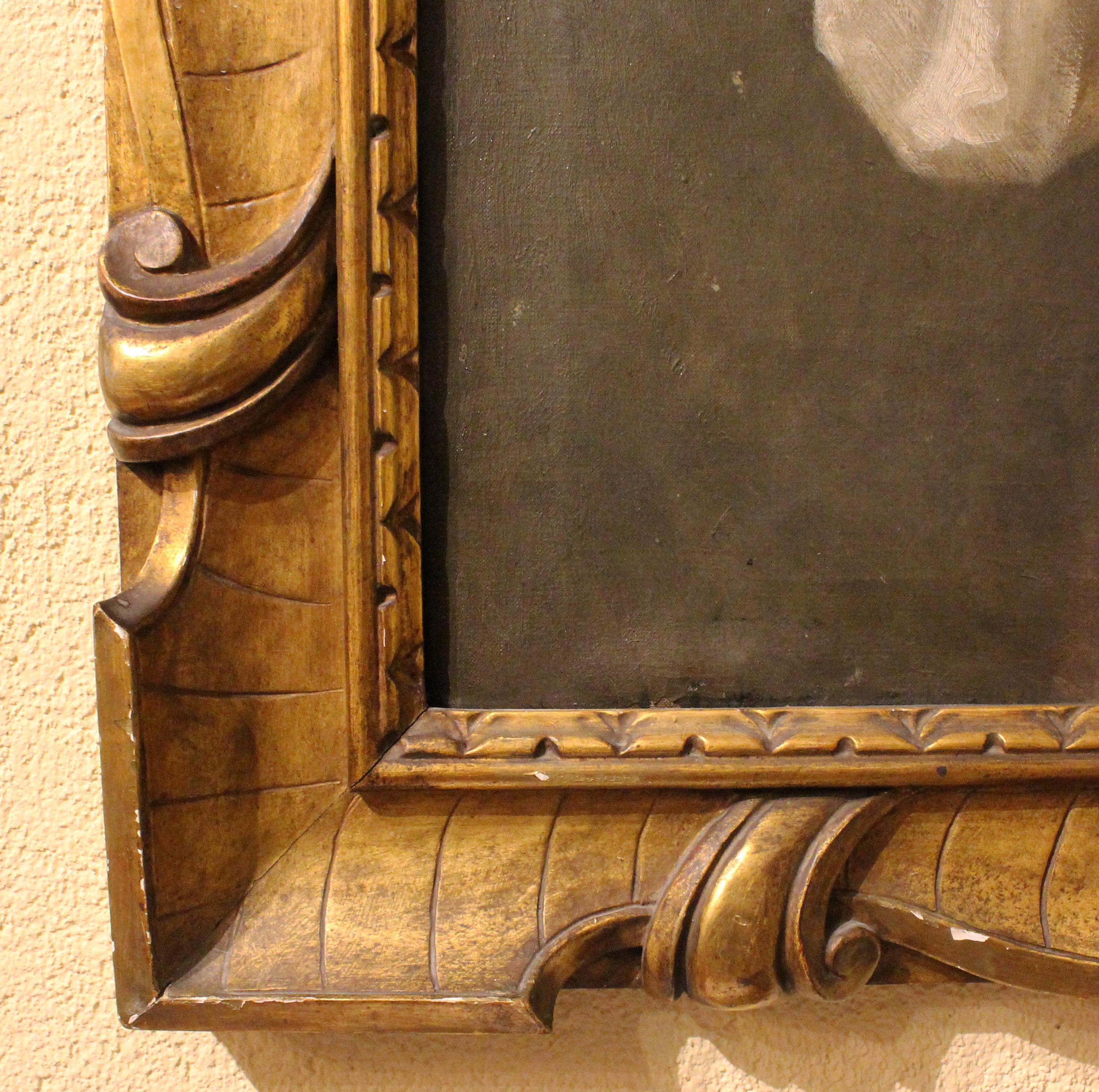 Turn of the 20th century Painting of a Young Woman, American In Good Condition For Sale In Chapel Hill, NC