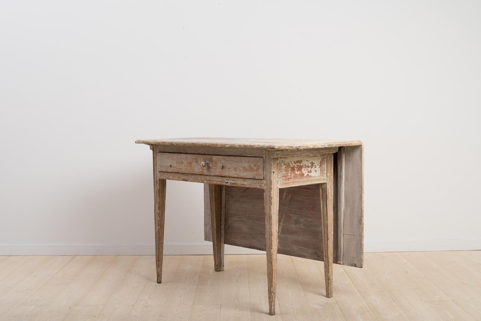 18th Century Turn of the Century 1700-1800 Swedish Gustavian Desk in Original Condition
