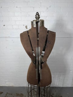 Turn of the Century adjustable cage dress form mannequin by Hall-Borchert.