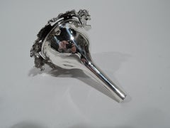 Turn-of-the-Century American Art Nouveau Sterling Silver Wine Funnel