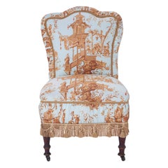 Turn of the Century Antique Slipper Chair