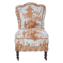 Turn of the Century Antique Slipper Chair