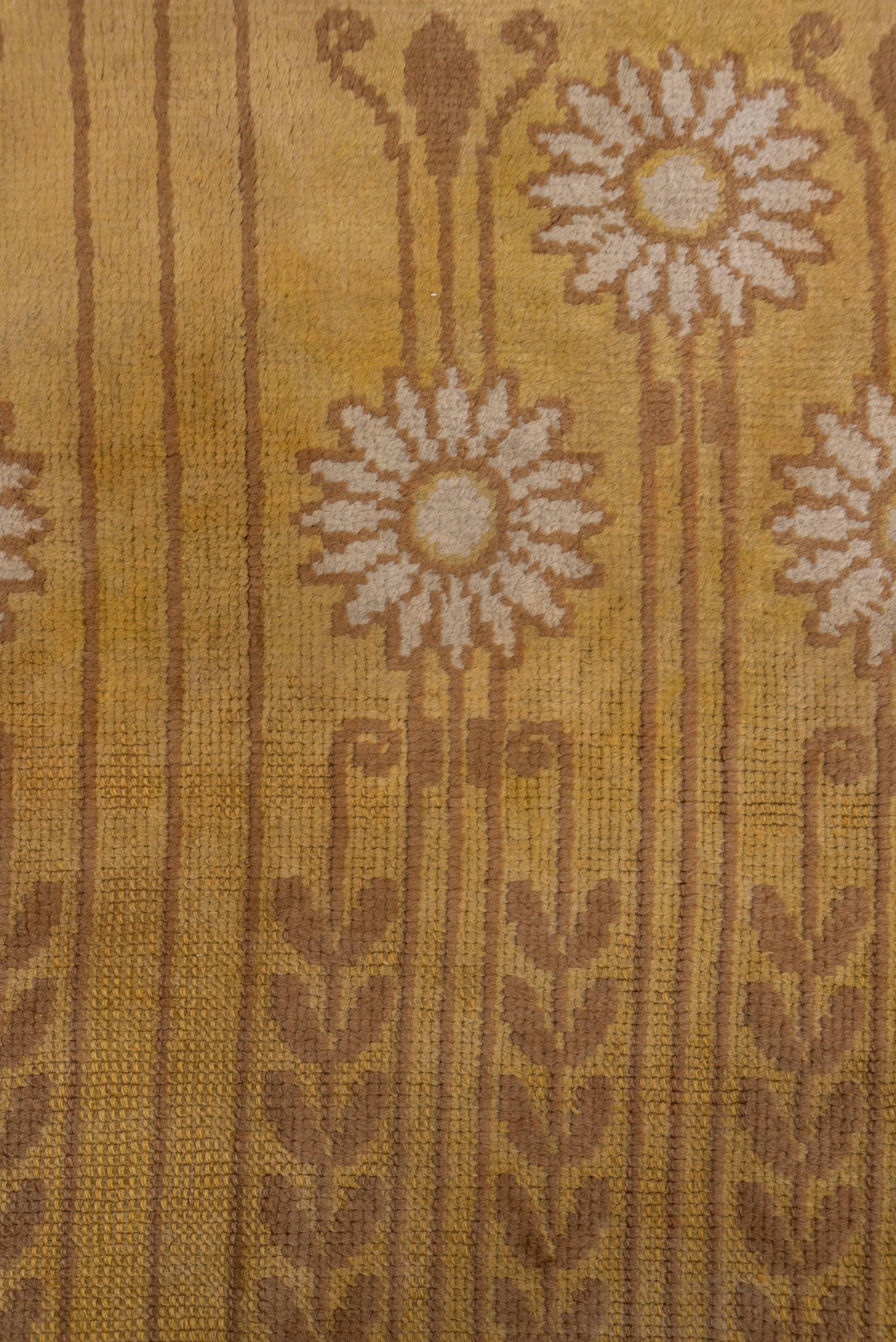 Jugendstil-Teppich aus der Jahrhundertmitte im Zustand „Gut“ im Angebot in New York, NY