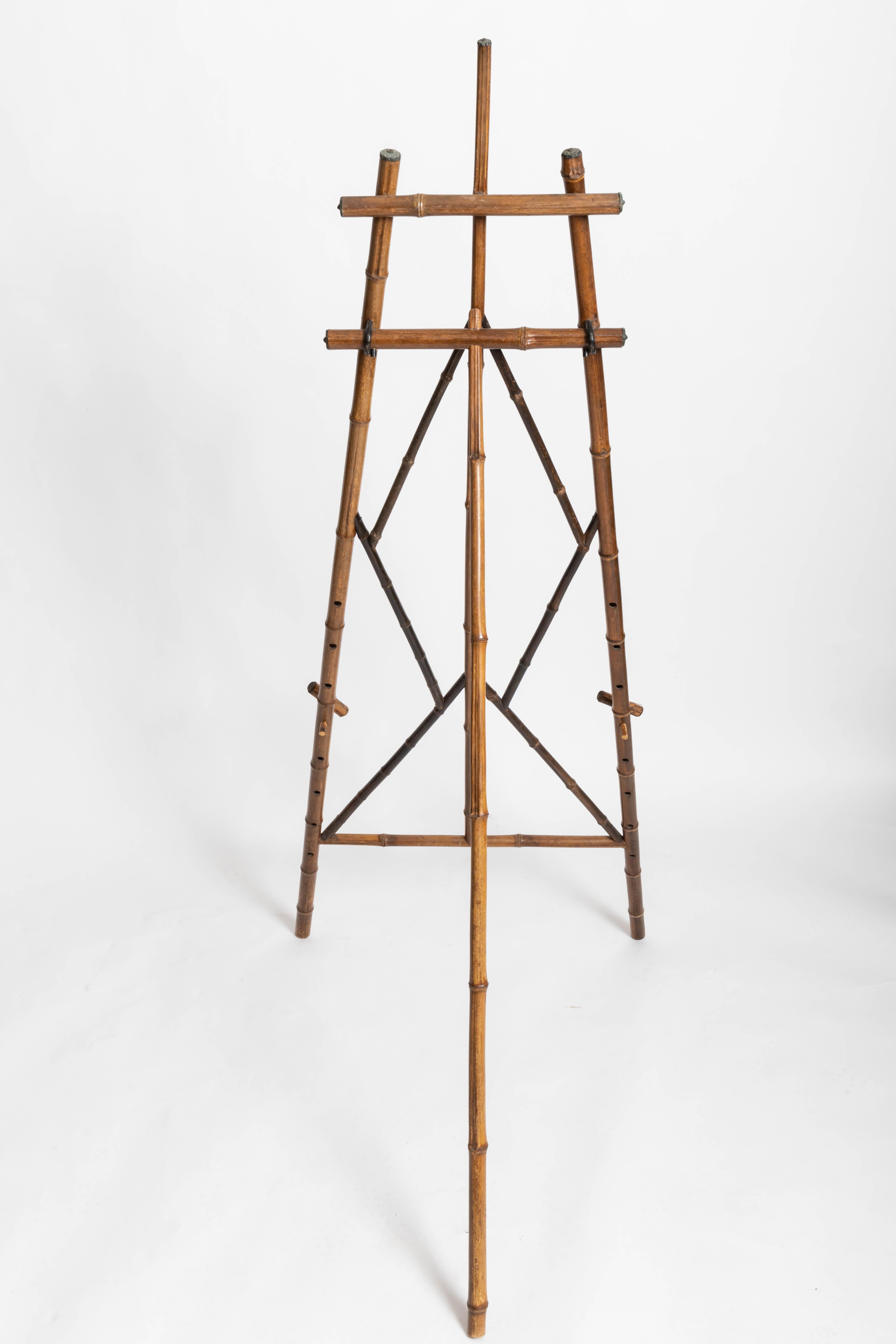 Early 20th Century Turn-of-the-Century Bamboo Picture Easel 