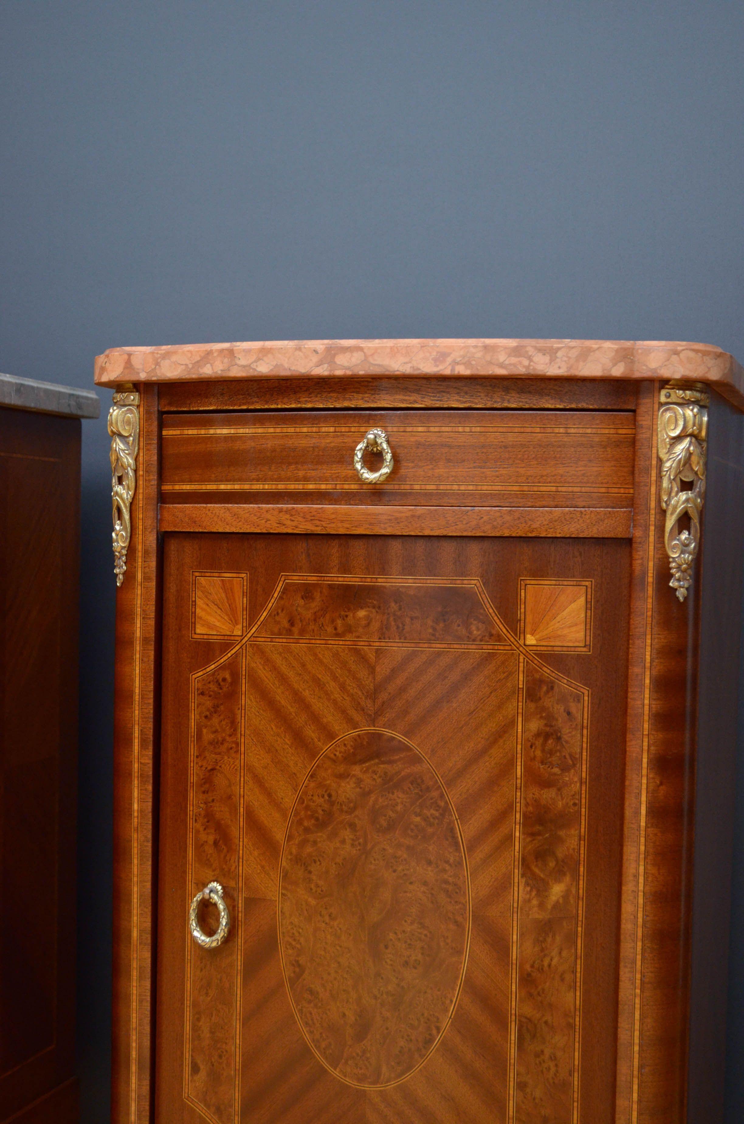 Turn of the Century Bedside Cabinets 5