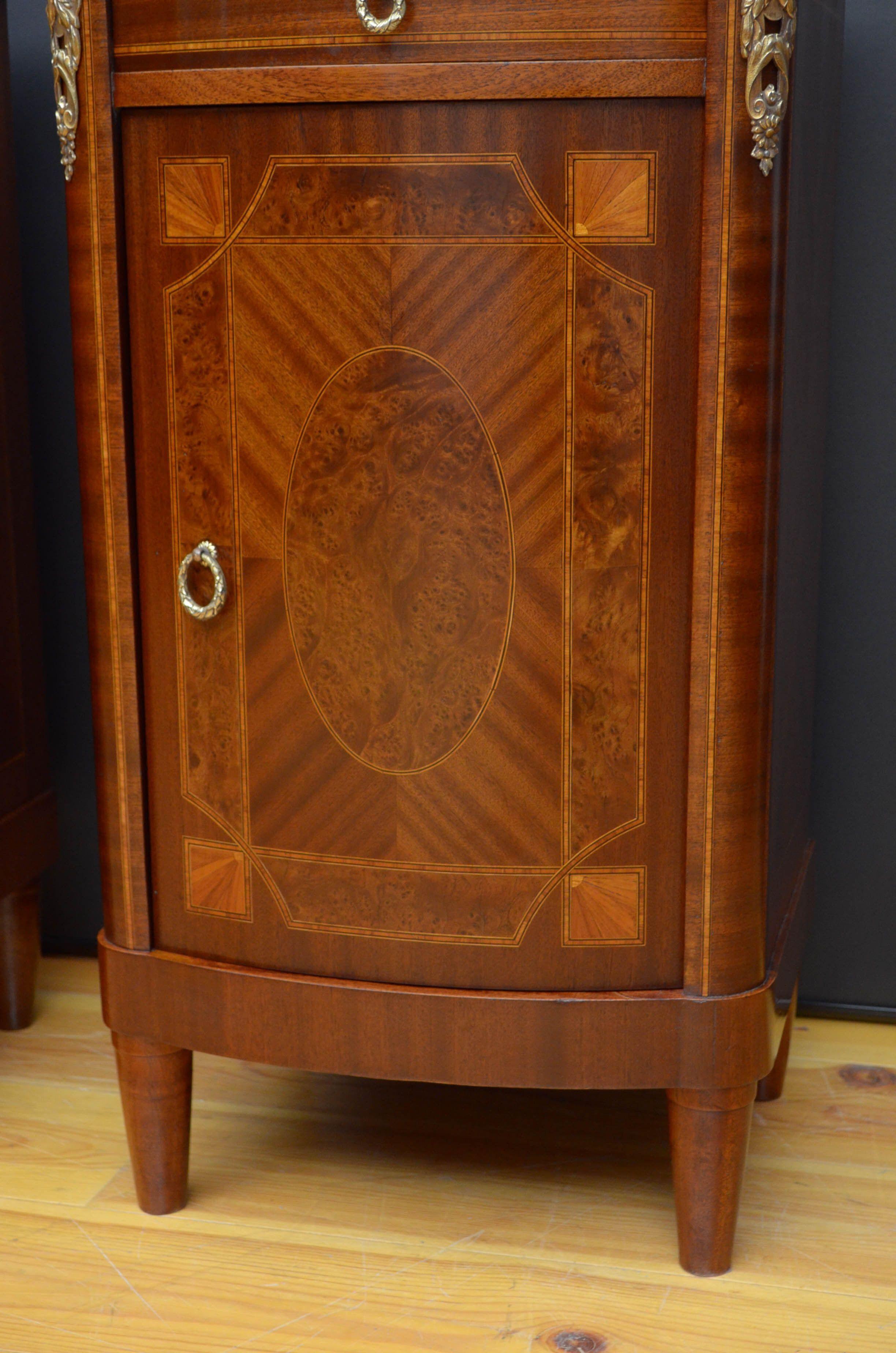 Turn of the Century Bedside Cabinets 6