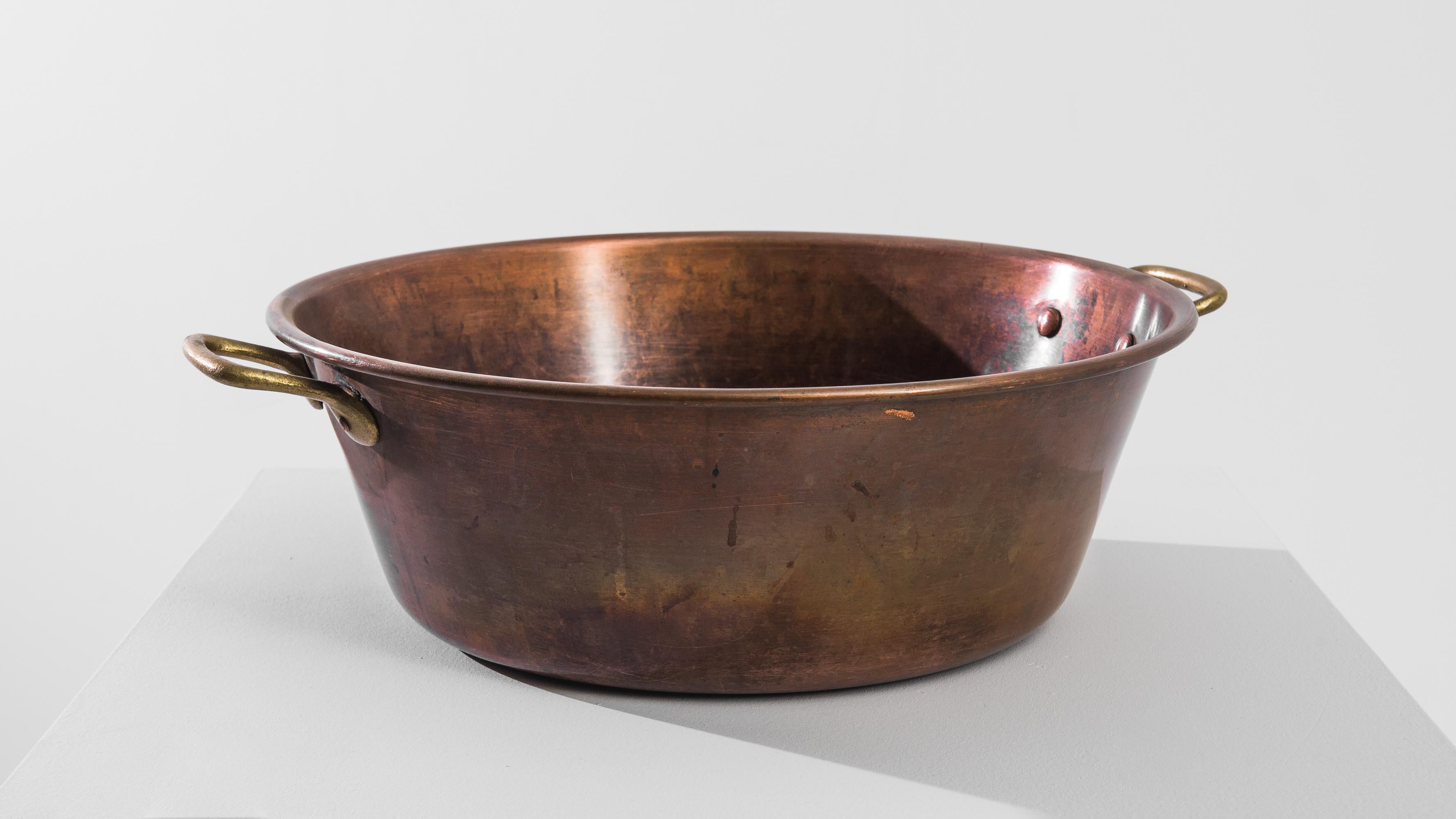Early 20th Century Turn of the Century Belgian Copper Pot