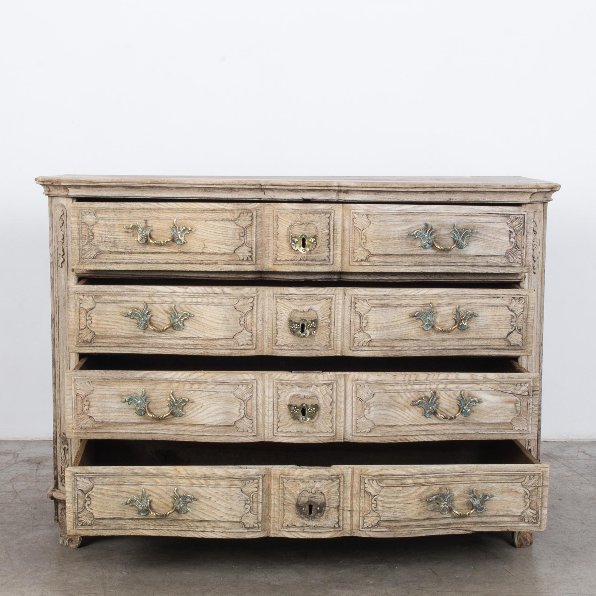 French Provincial Turn of the Century Belgian Drawer Chest