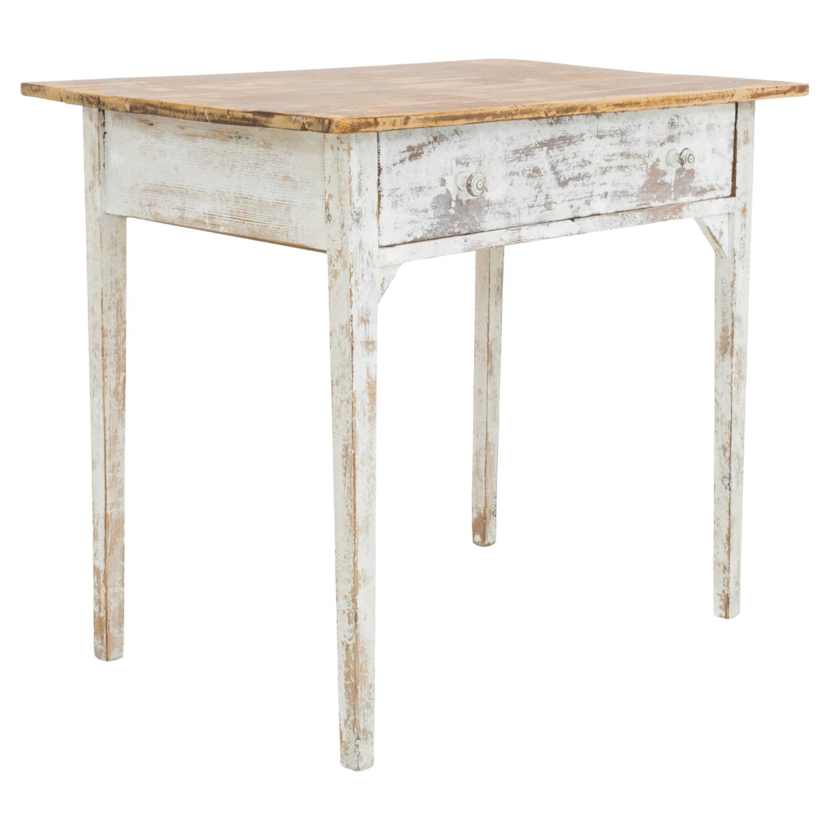 Turn of the Century Belgian Patinated Table For Sale