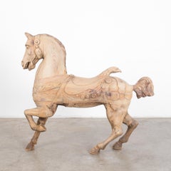 Turn of the Century Belgian Wooden Horse