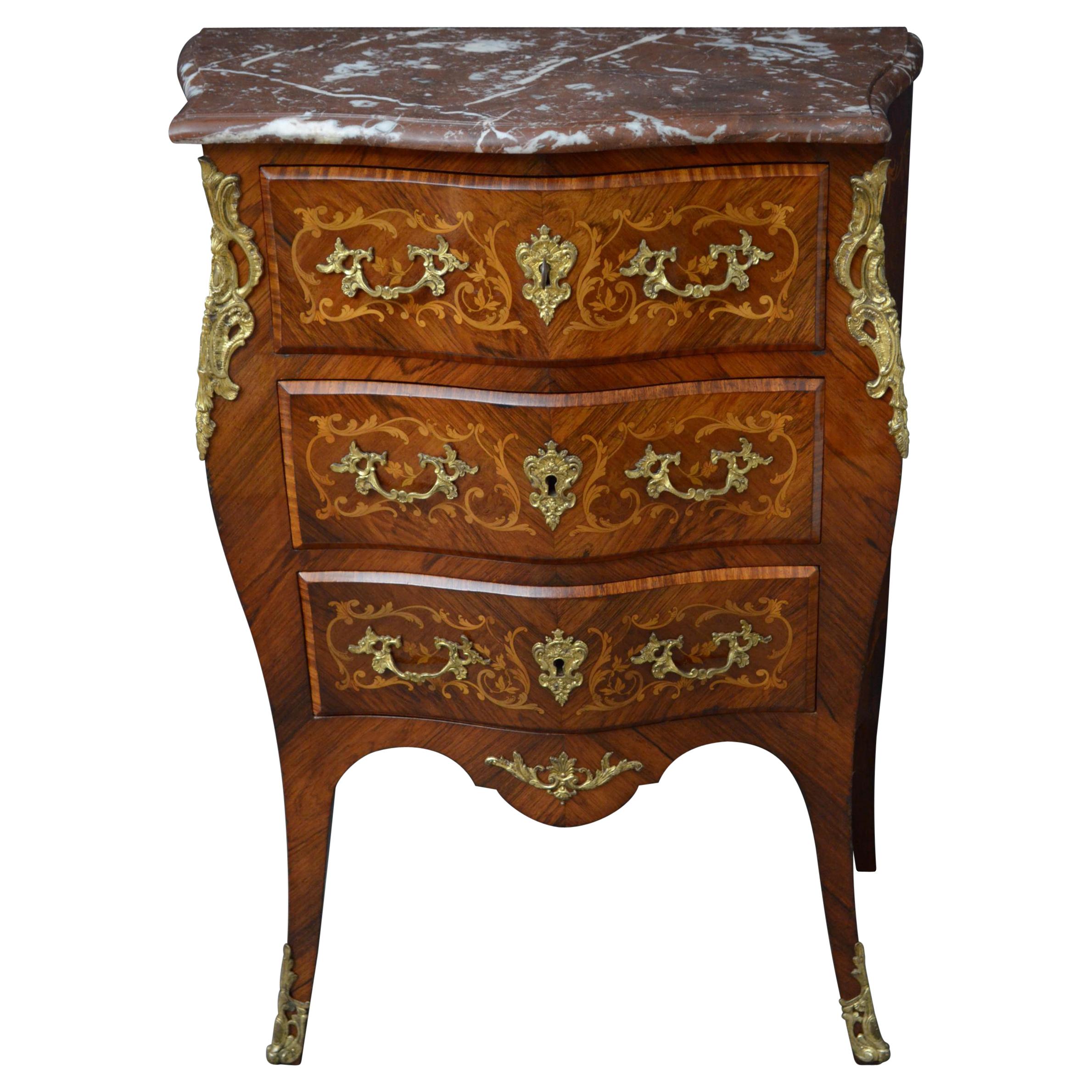 Turn of the Century Bombe Chest of Drawers For Sale