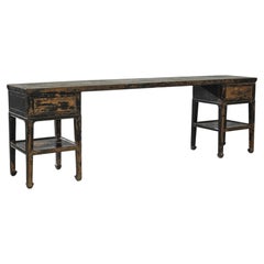 Turn of the Century Chinese Patinated Console