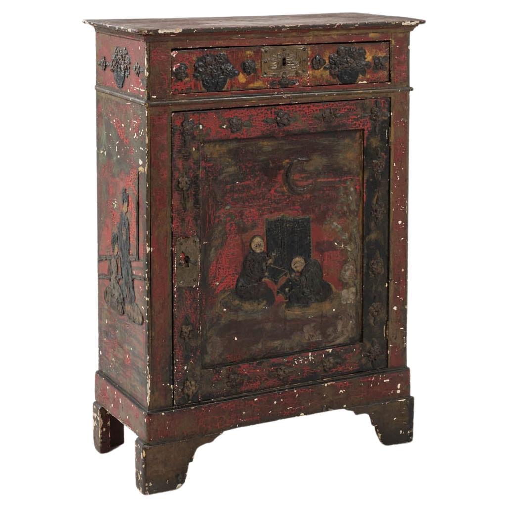 Turn of the Century Chinese Patinated Wooden Buffet For Sale