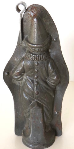 Turn of The Century  "Clown" Themed Chocolate Mold Pattern Germany Circa 1910