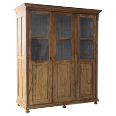 Turn of the Century Czech Wooden Vitrine