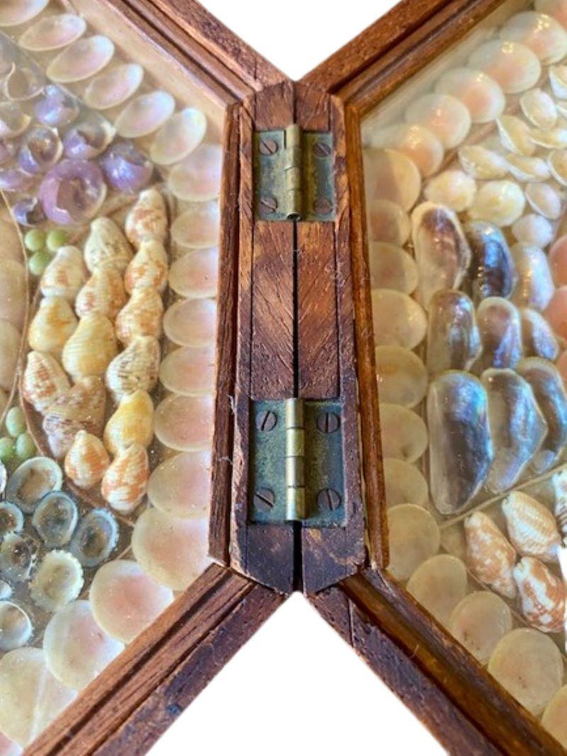 Hand-Crafted Turn of the Century Double Sailor's Valentine