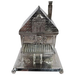 Turn of the Century Dutch Silver Tzedakah Charity Box