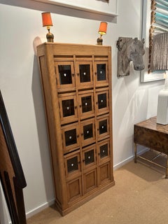 Turn of the Century English Hotel Front Desk Mail Cabinet