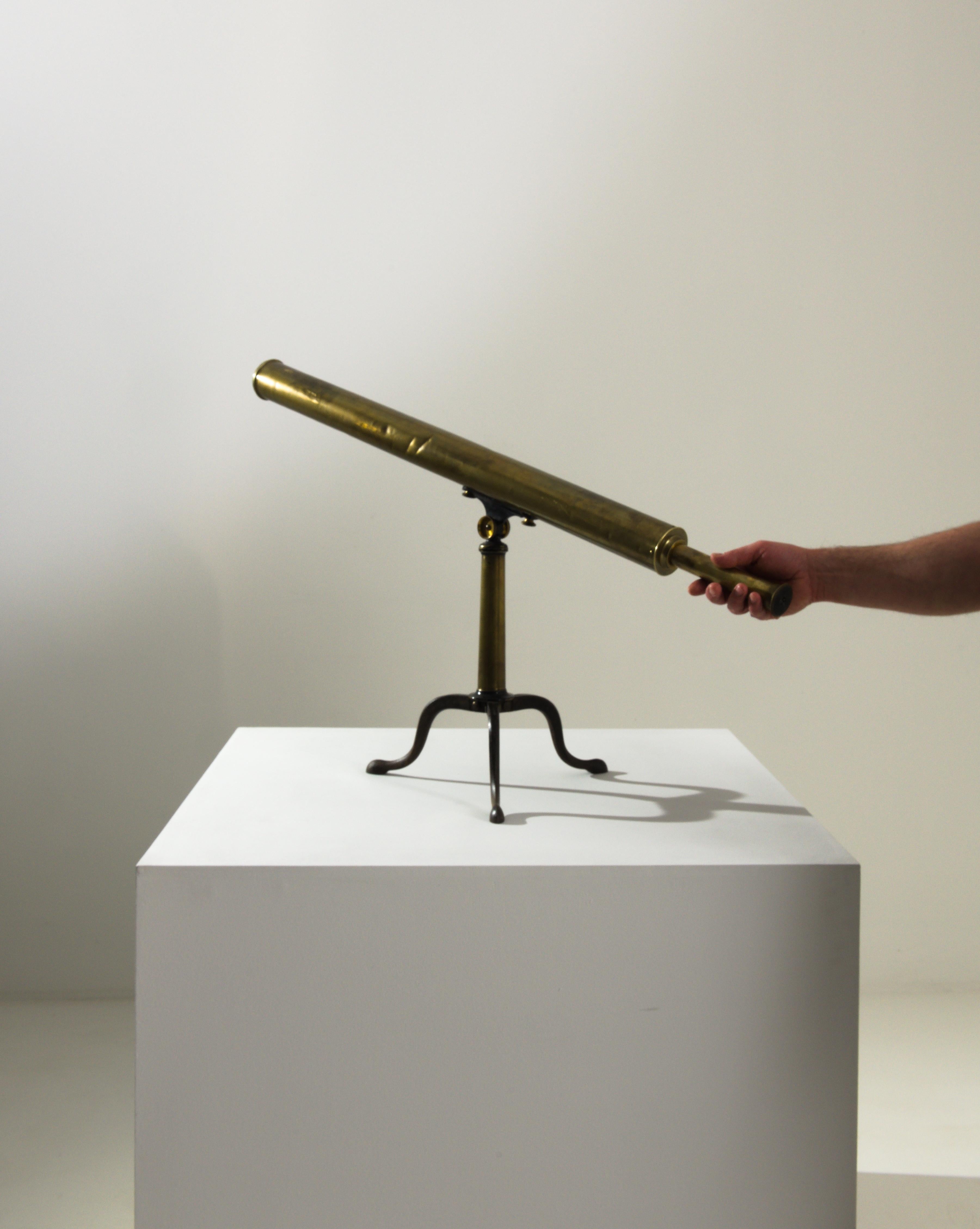brass telescope meaning
