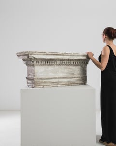 Turn of the Century French Architectural Plaster Plinth