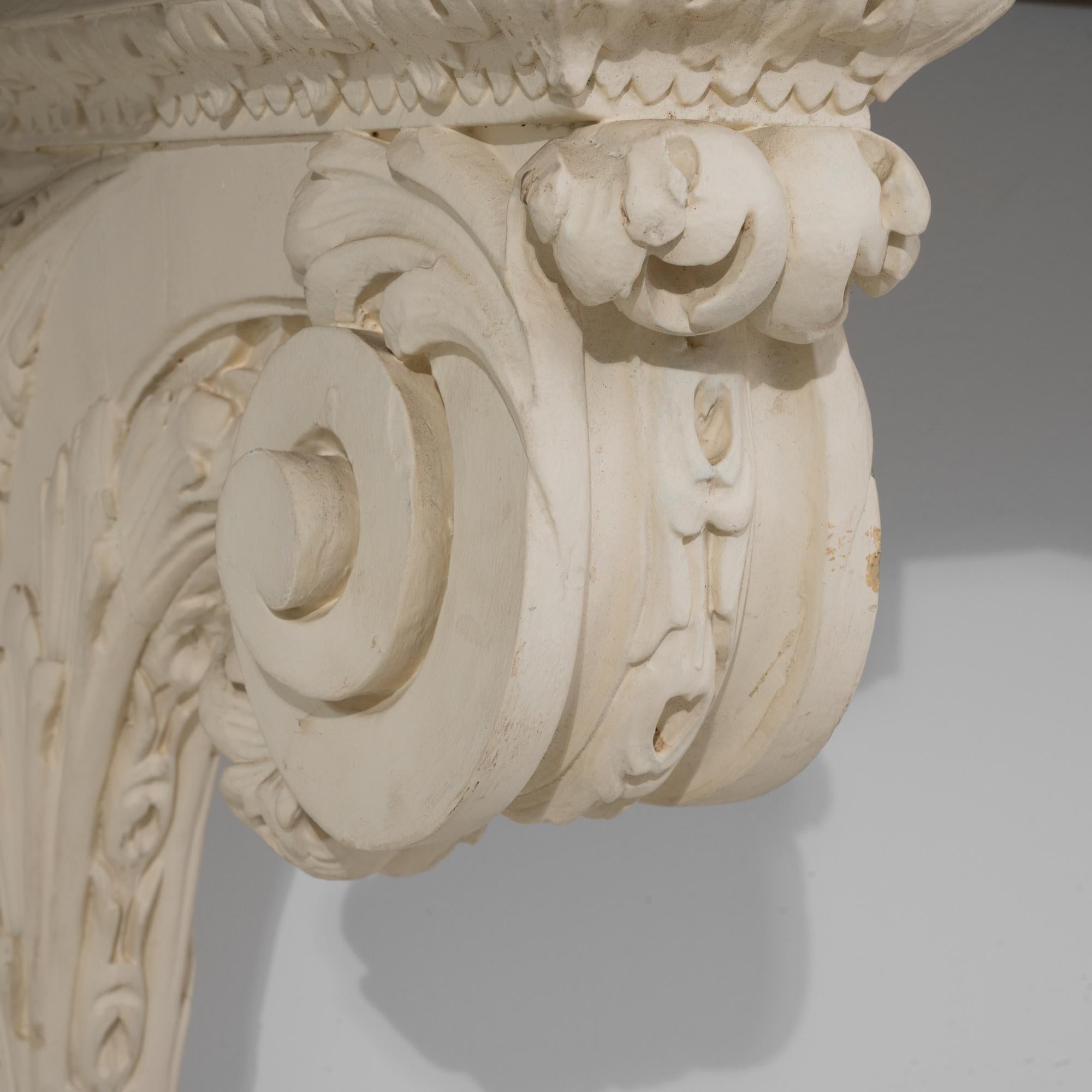 Turn of the Century French Baroque Console Table 3