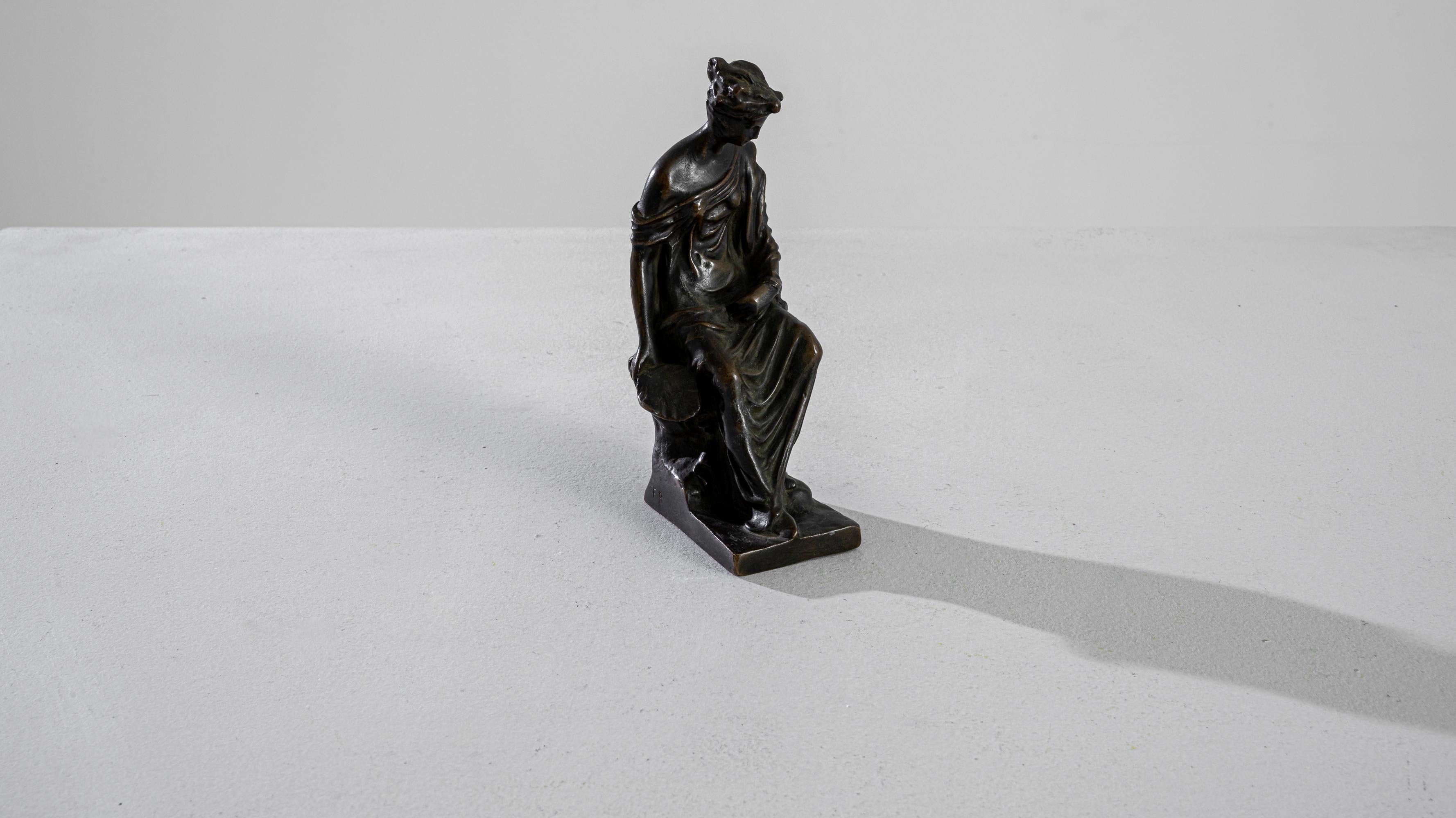Neoclassical Turn of the Century French Bronze Sculpture For Sale