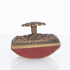 Turn of the Century French Carved Gilded Ink Blotter
