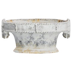 Turn of the Century French Cast Iron Planter