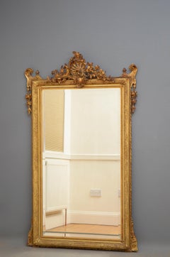 Turn of the Century French Gilt Mirror