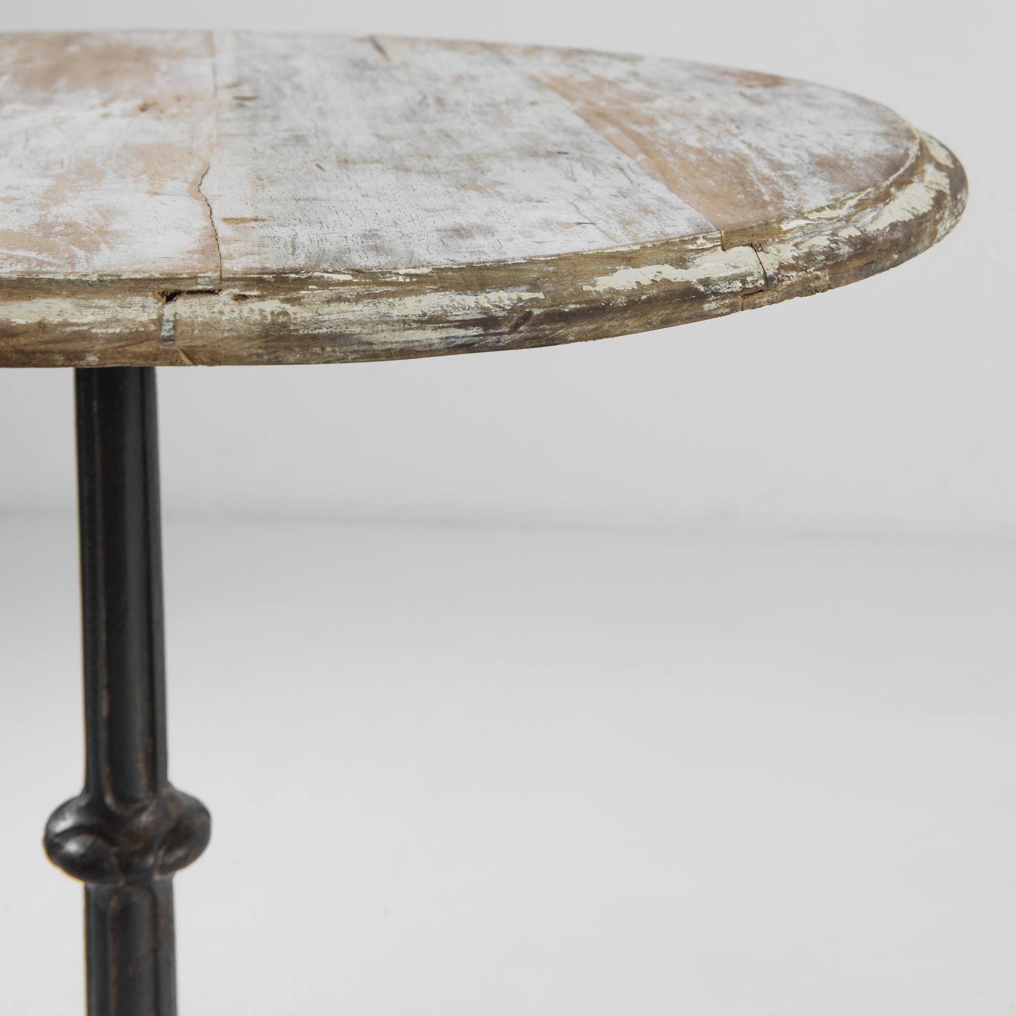 Early 20th Century Turn of the Century French Metal Bistro Table
