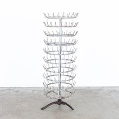 Turn of the Century French Metal Bottle Dryer