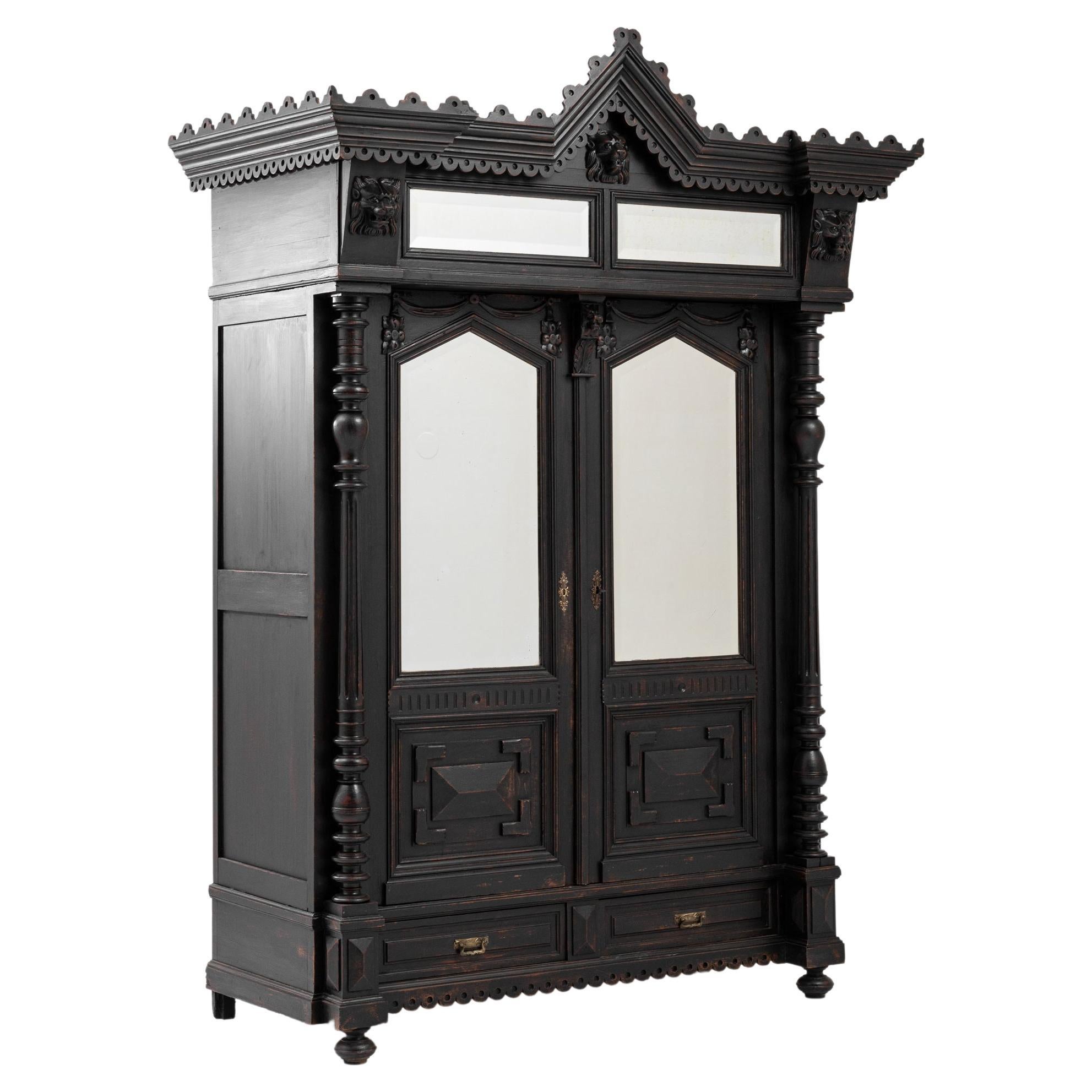 Turn of the Century French Neo-Rennaissance Cabinet For Sale