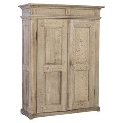 Turn of the Century French Oak Armoire