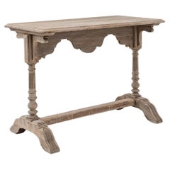 Turn of the Century French Oak Bistro Table