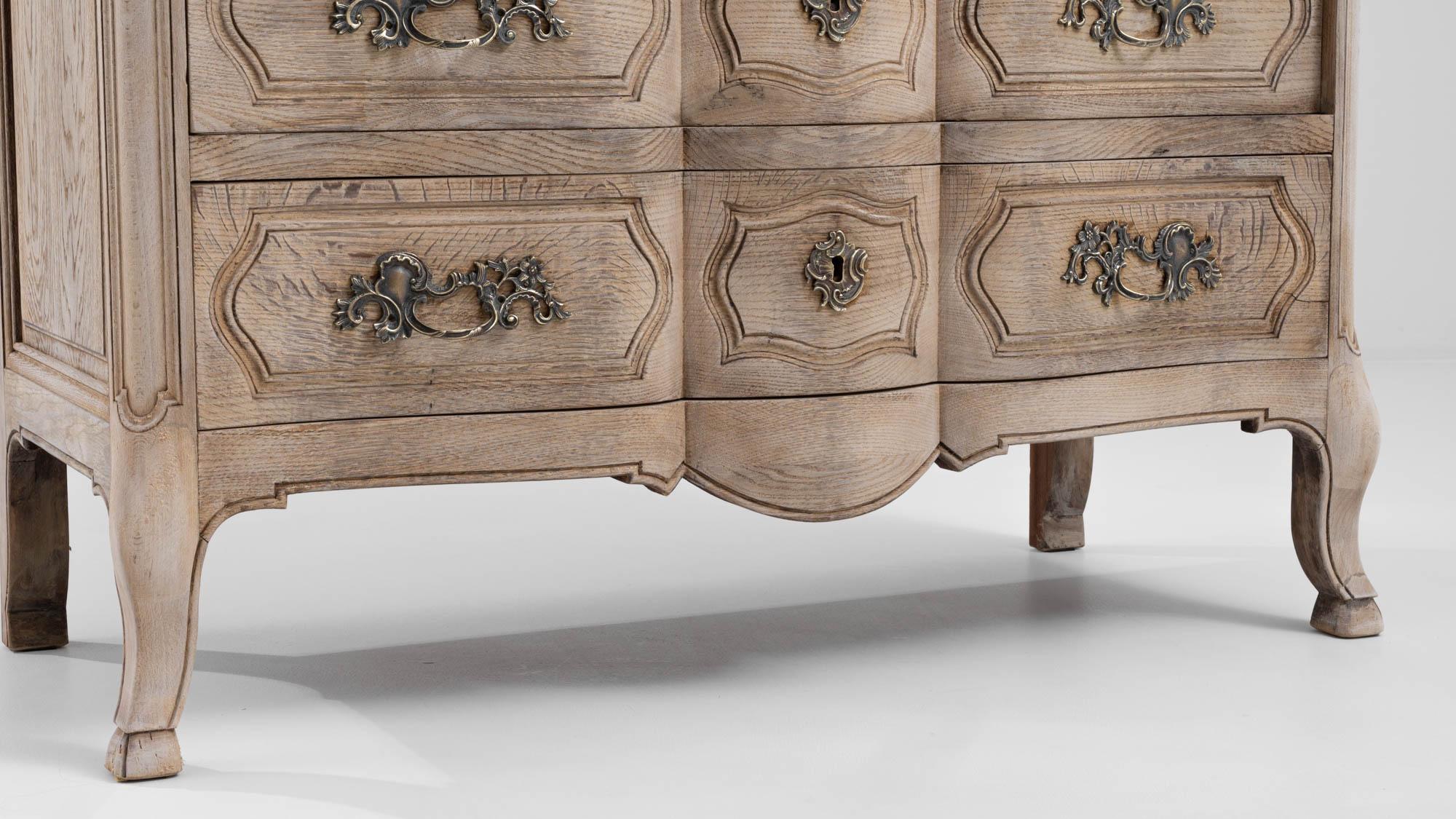 Turn of the Century French Oak Chest of Drawers 4