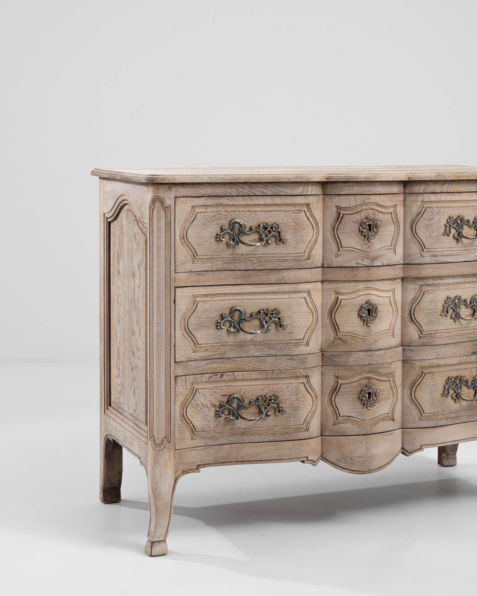 Turn of the Century French Oak Chest of Drawers 2