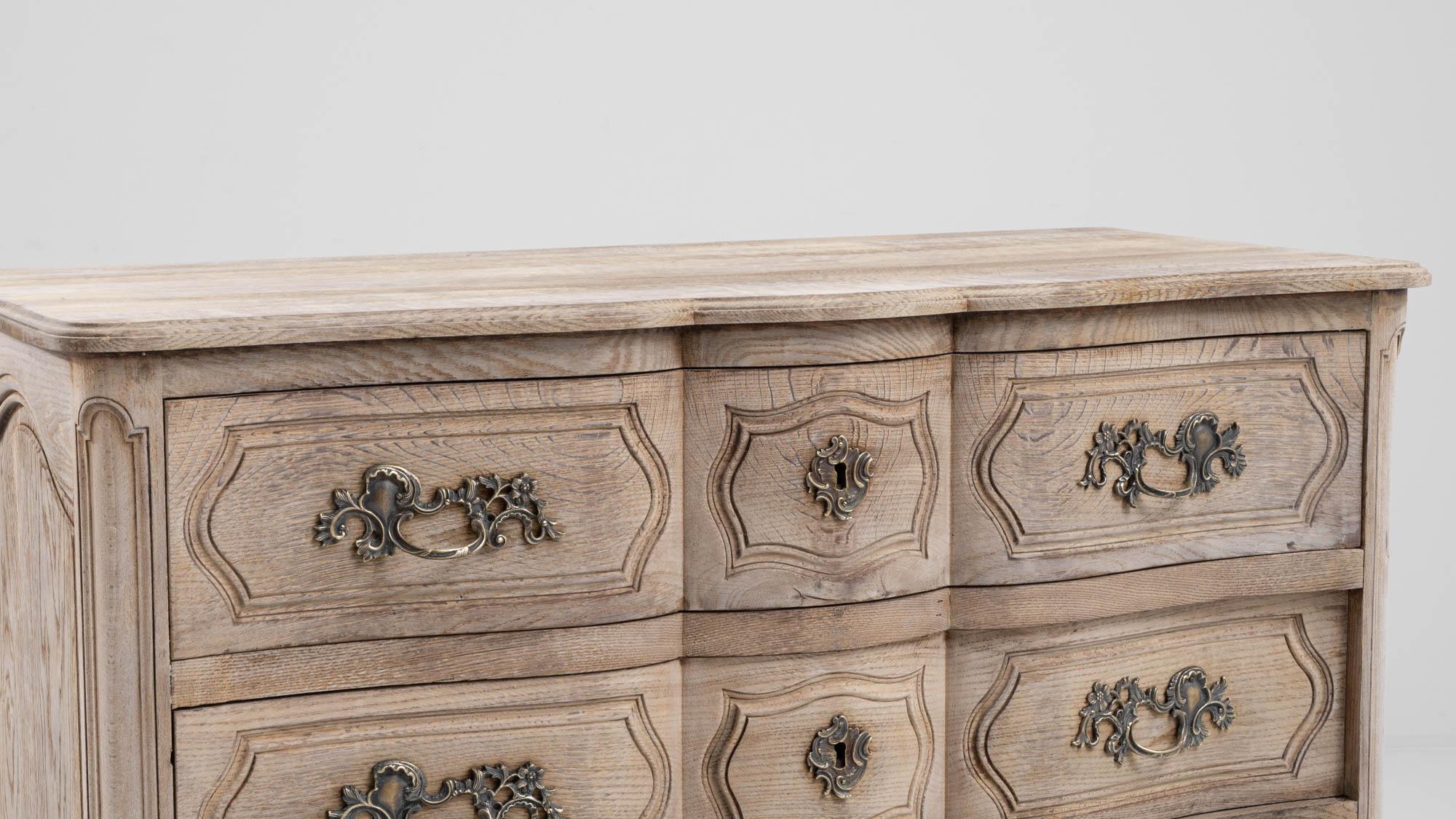 Turn of the Century French Oak Chest of Drawers 3