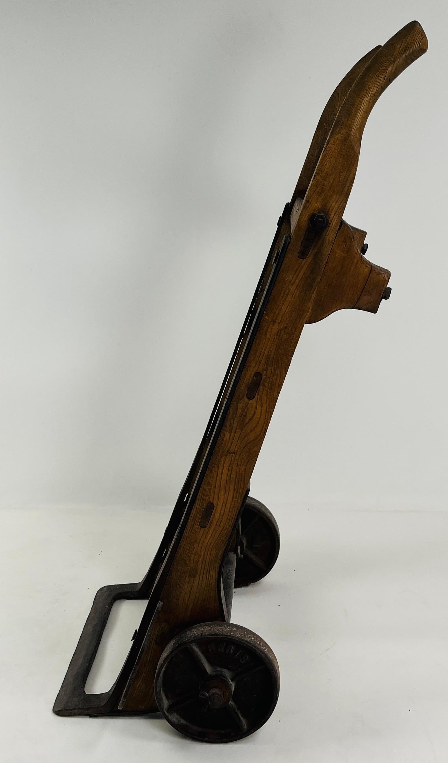 Turn-of-the-Century French Oak Dolly For Sale 11