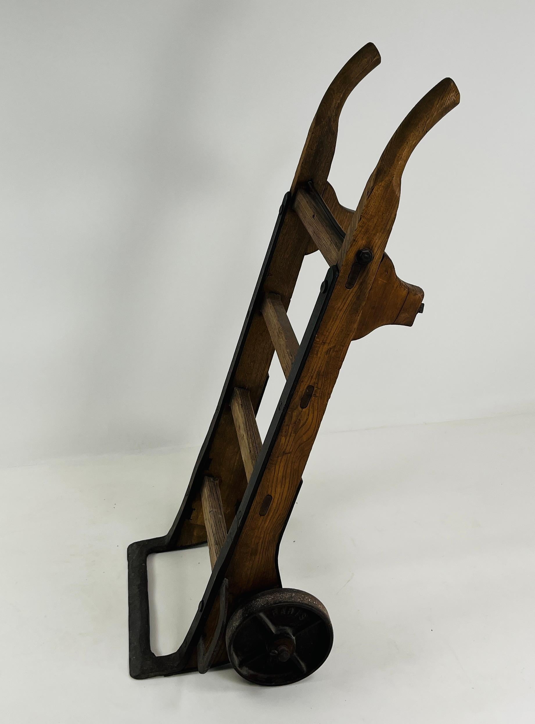 Turn-of-the-Century French Oak Dolly For Sale 12